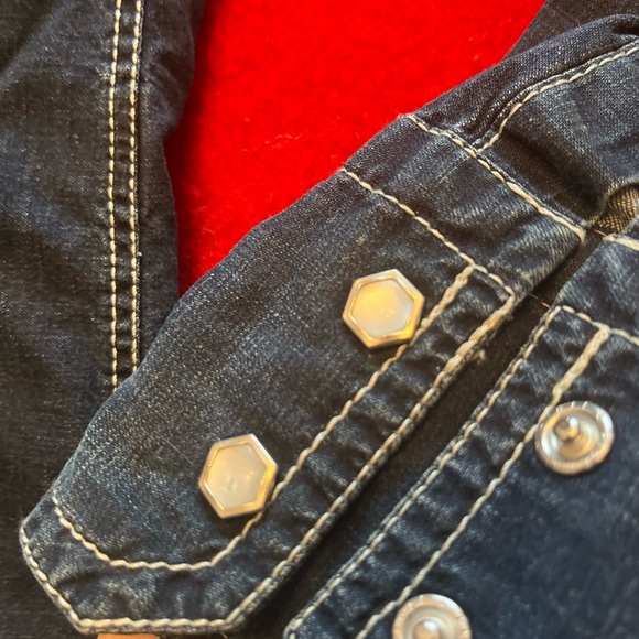 Coast Brand Men's Denim Shirt - Dark Blue - Picture 5 of 6